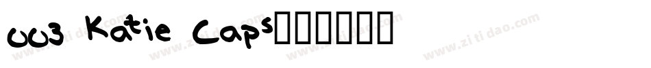 003 Katie Caps字体转换